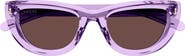 Gucci 51mm Cat Eye Sunglasses