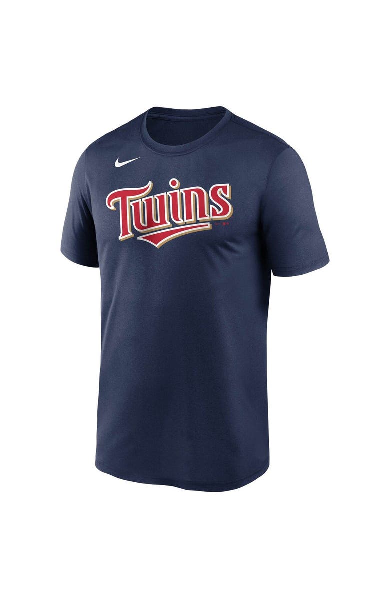 Nike Men's Nike Navy Minnesota Twins Wordmark Legend Performance T-Shirt, Alternate, color, 
