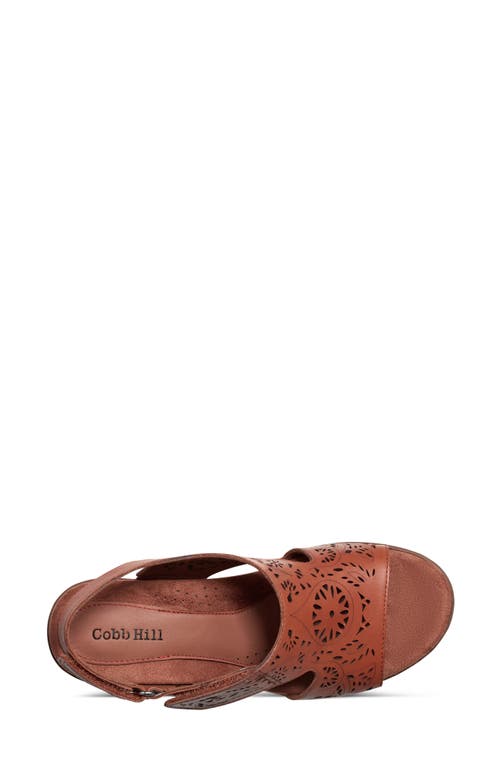 Shop Rockport Cobb Hill Corria Slingback Sandal In Medium Natural