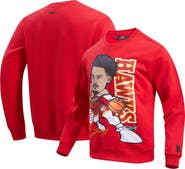 PRO STANDARD Men's Pro Standard Trae Young Red Atlanta Hawks Avatar Pullover Sweatshirt