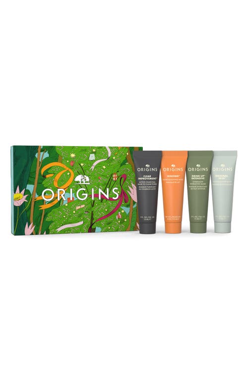 Origins Multi-maskers Skin Care Set $26 Value In Transparent