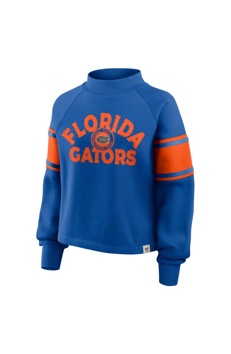 FANATICS Women's Fanatics Royal Florida Gators Oversized Hometown Premium Punt Coverage Raglan Pullover Sweatshirt, Alternate, color, Royal