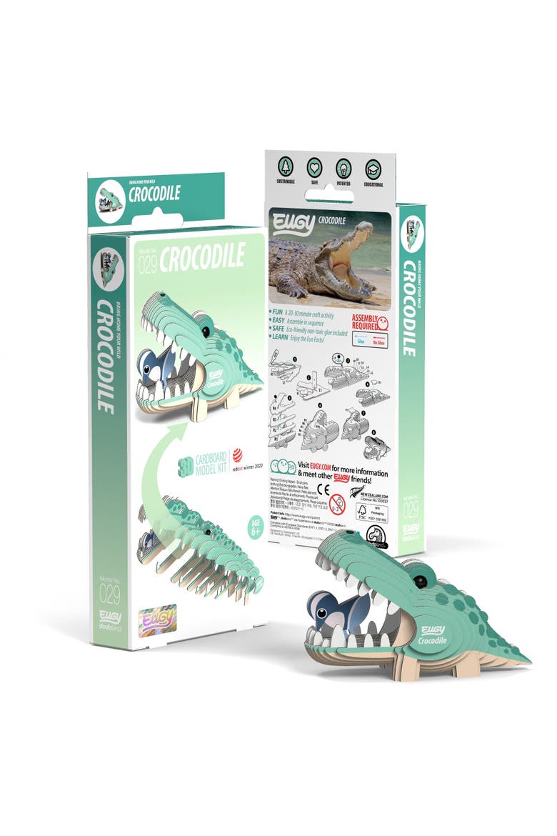 Crocodile 3D Puzzle, Main, color, No Color