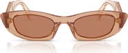 Prada 50mm Oval Sunglasses