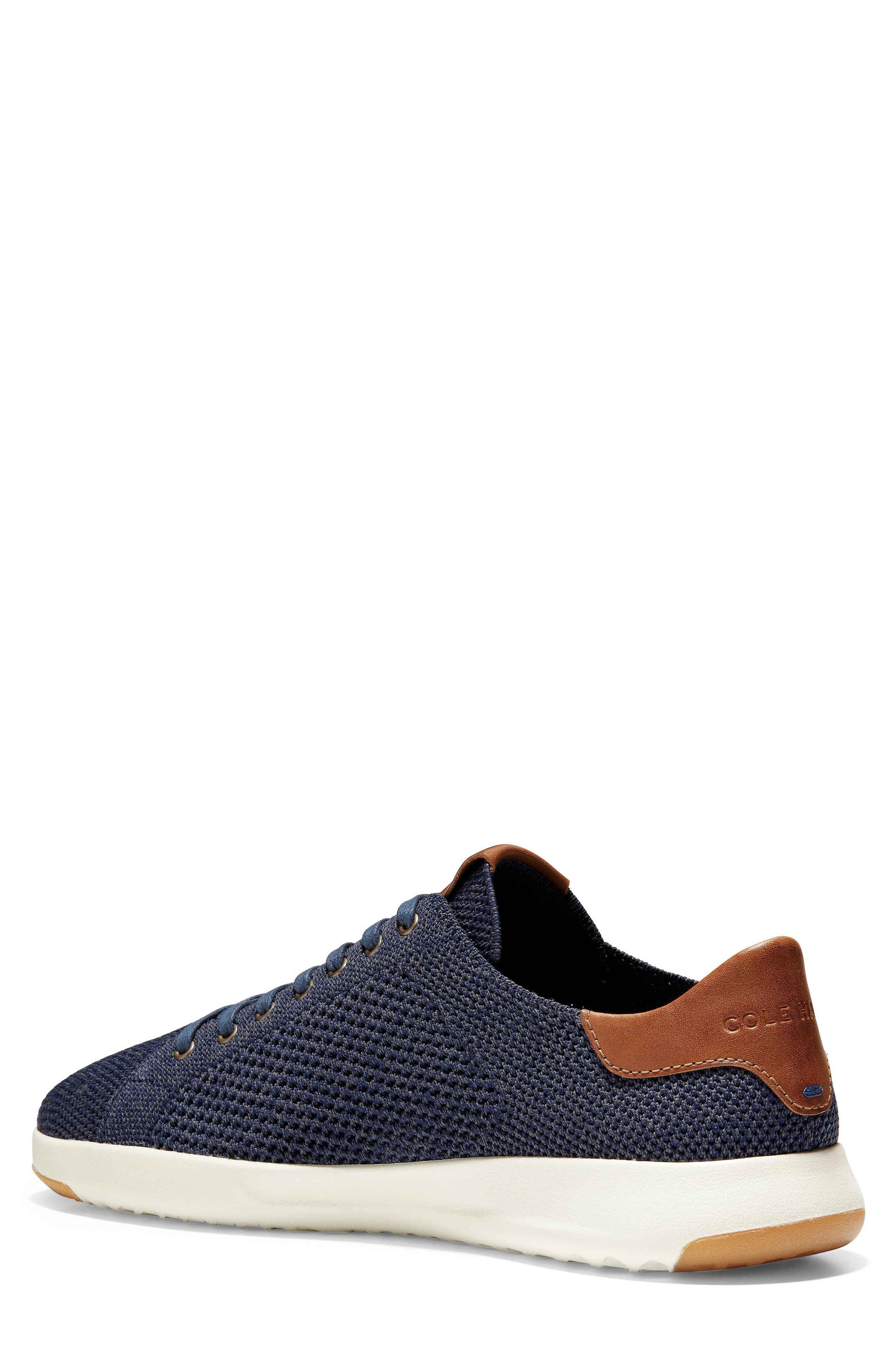 GrandPro Tennis Stitchlite Sneaker, Alternate, color, NAVY STITCH LITE / BRITISH TAN