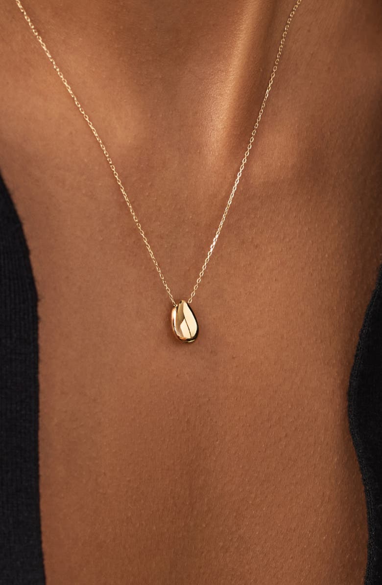 Ana Luisa Gold Pendant Necklace - Gold Teardrop Necklace, Alternate, color, 