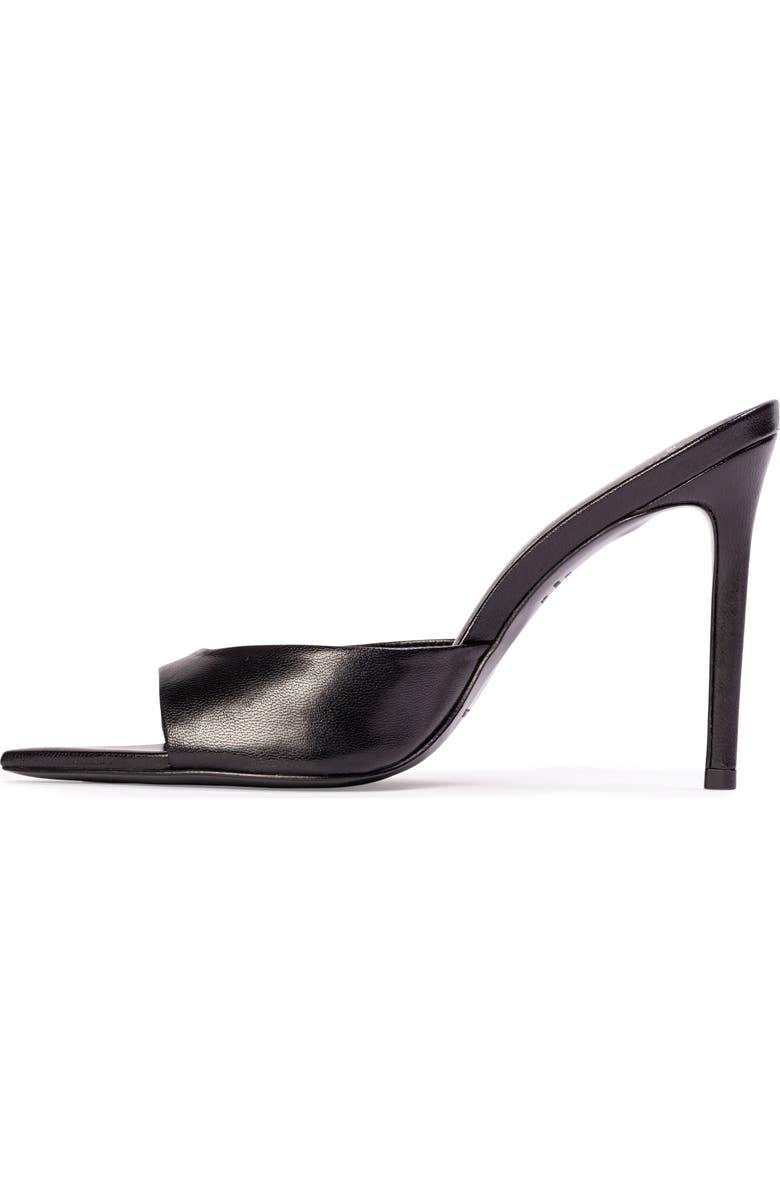 BLACK SUEDE STUDIO Brea Leather Mule, Alternate, color, Black Leather