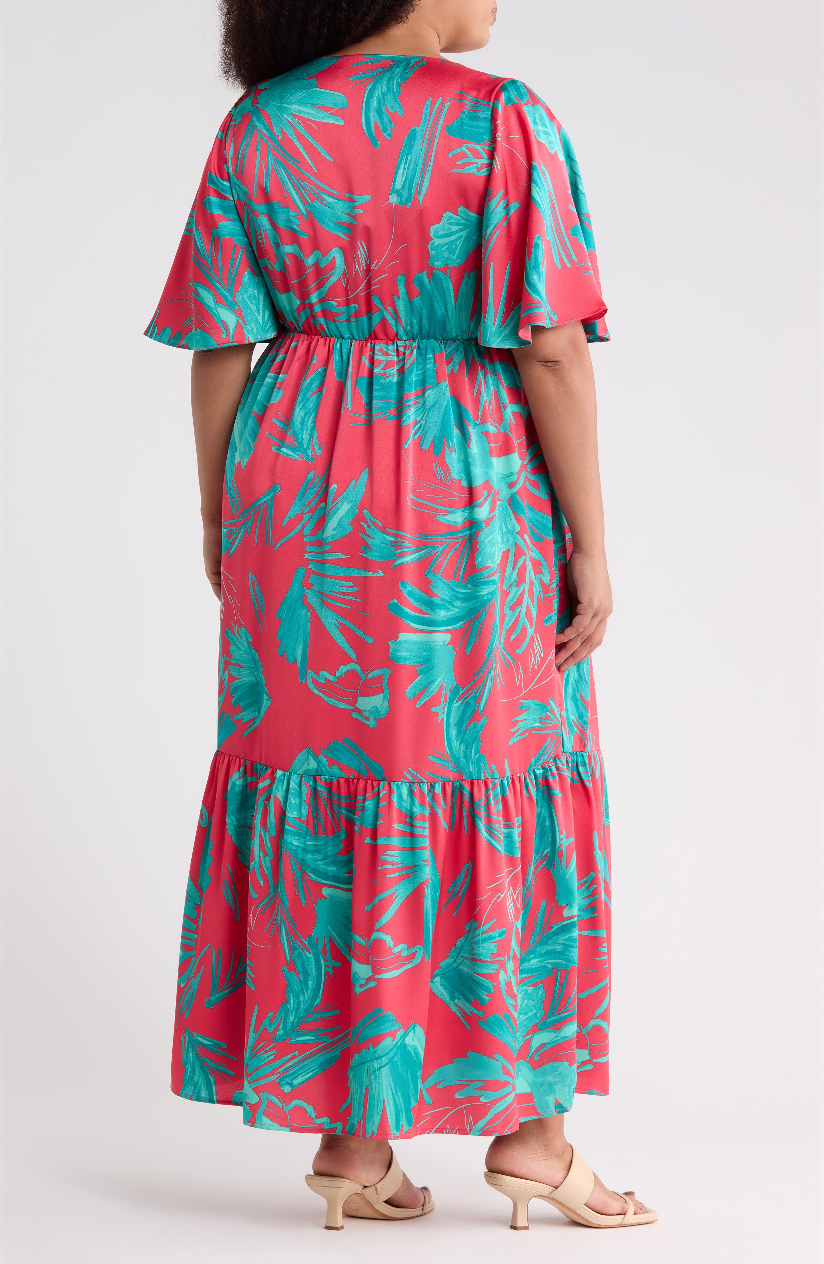 Palm Tropics Pismo Button Maxi Dress - image 2