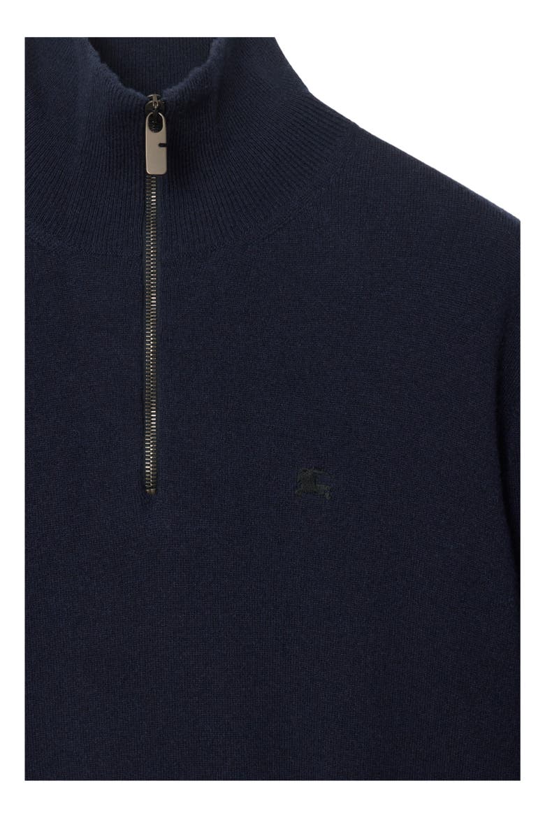 Cashmere Blend Half-zip Sweater, Alternate, color, Navy