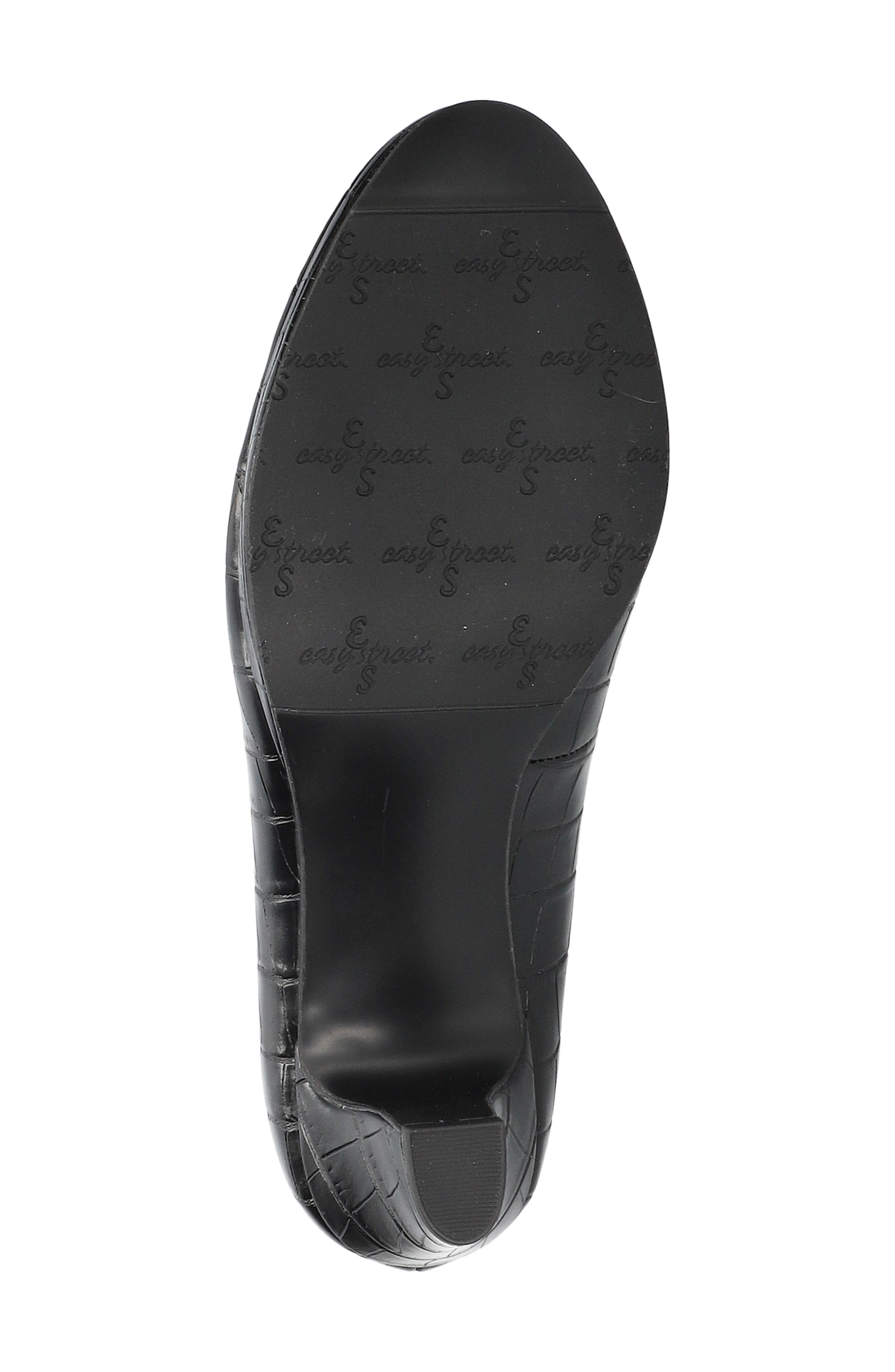 EASY STREET Equinox Pump, Alternate, color, Black Croco