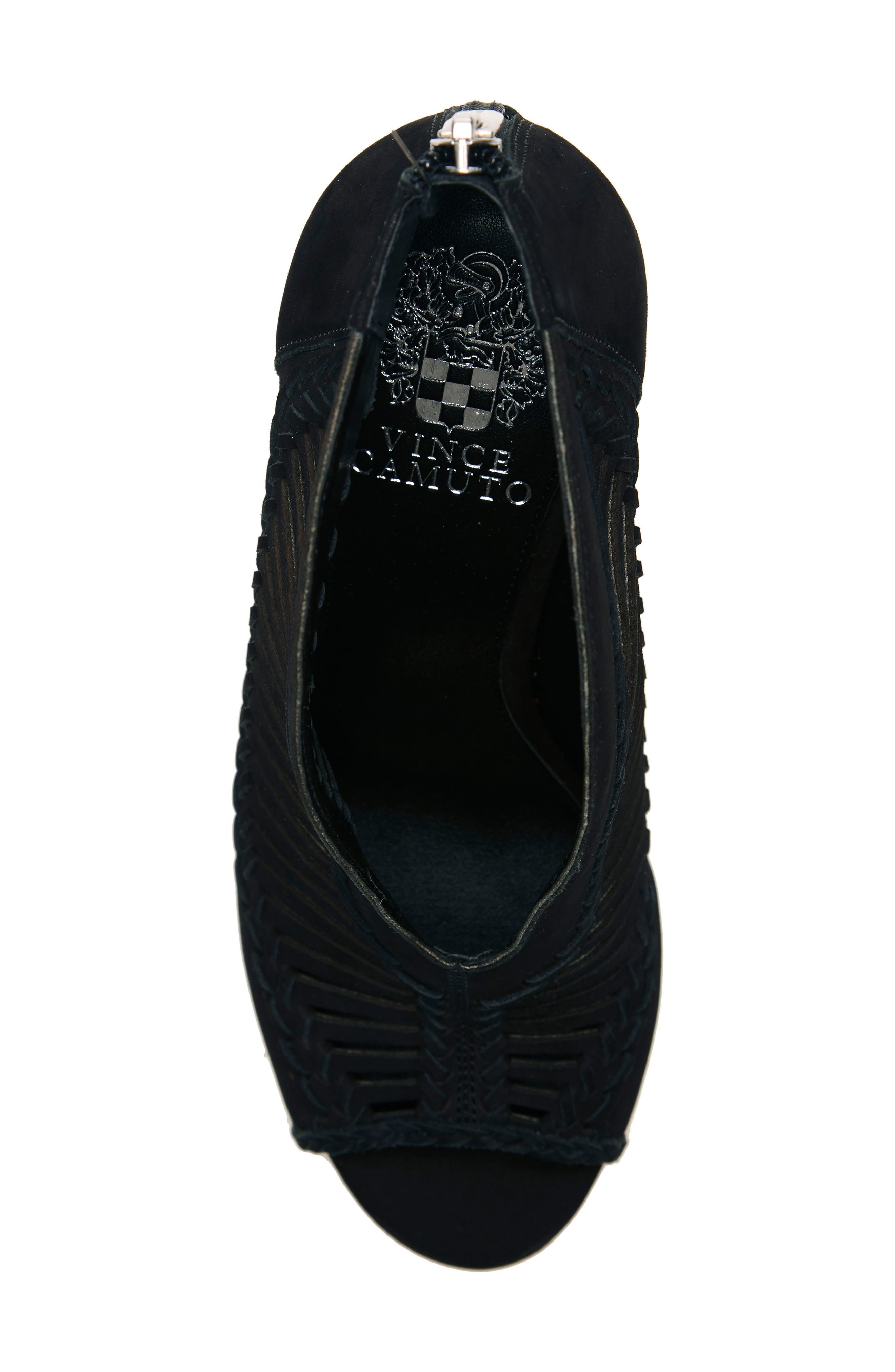 Vince Camuto Acha Cutout Peep Toe Bootie, Alternate, color, 