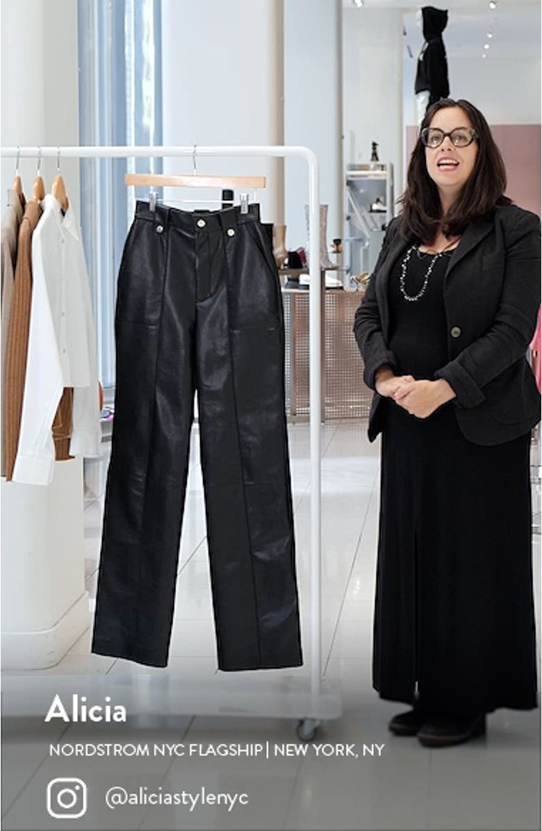 Zelda Regenerated Leather Pants, sales video thumbnail