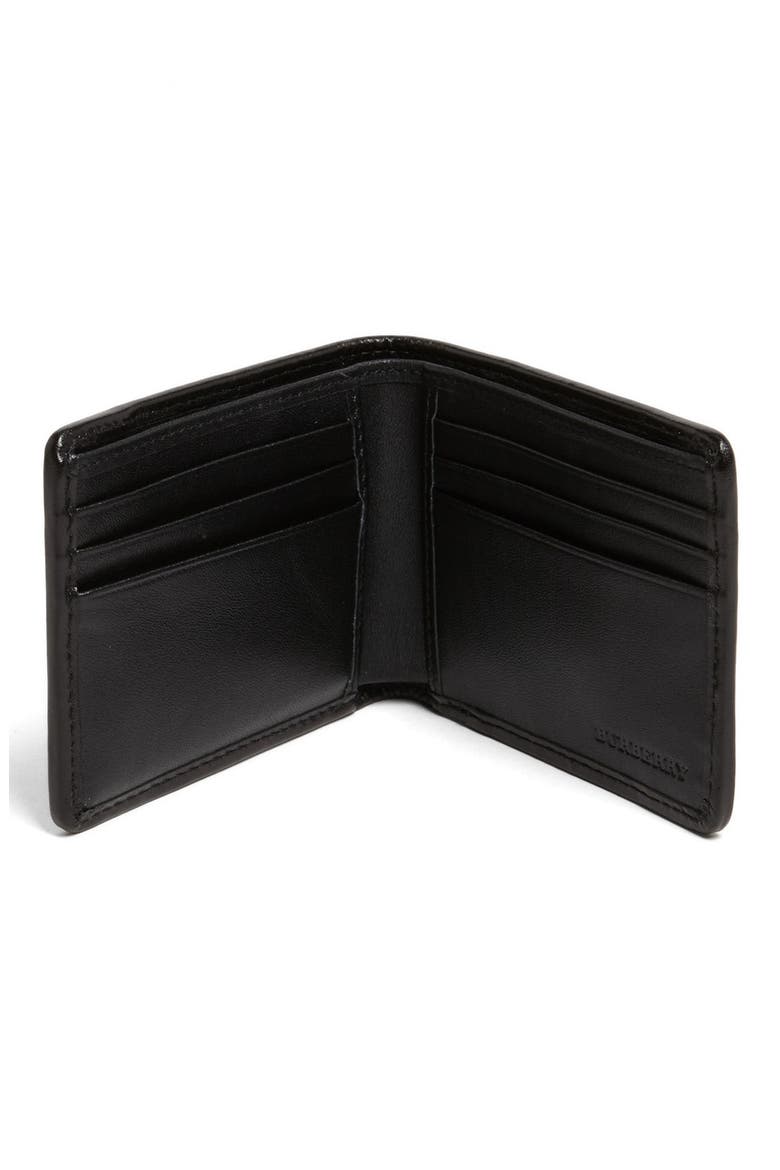 Check Small Bifold Wallet, Alternate, color, BRIT CHECK
