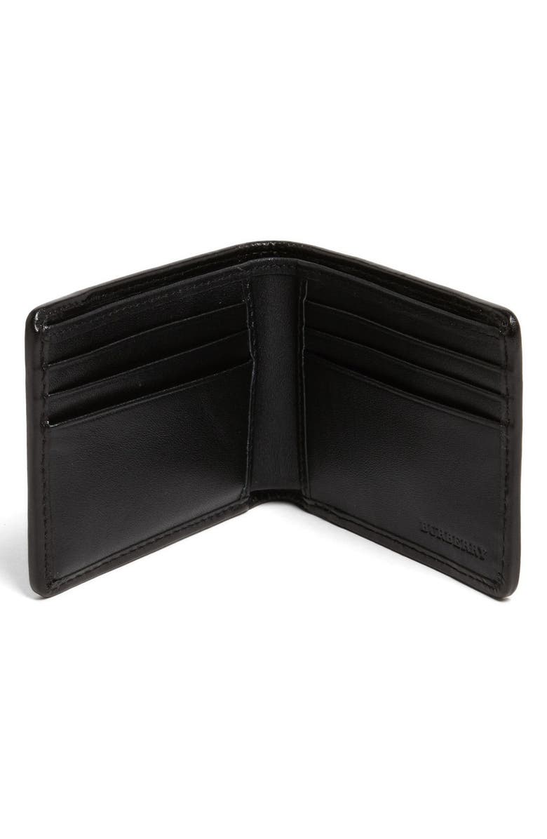 Burberry Check Small Bifold Wallet, Alternate, color,