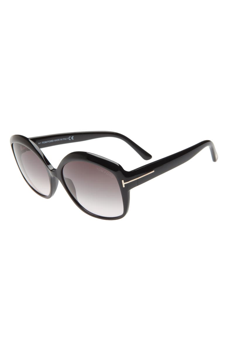 TOM FORD Chiara-02 56mm Round Sunglasses, Alternate, color,