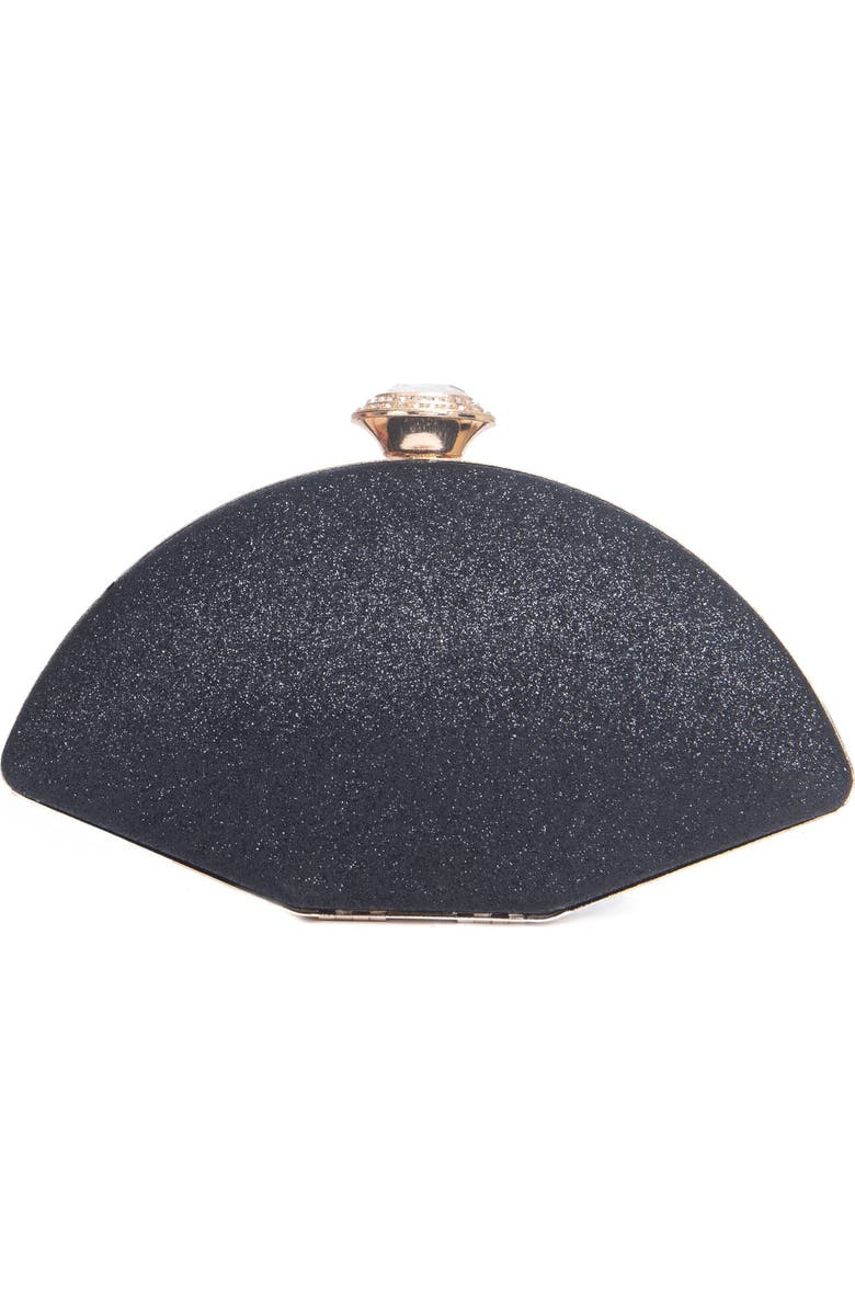 Lauren Lorraine Liz Clutch, Alternate, color, Black
