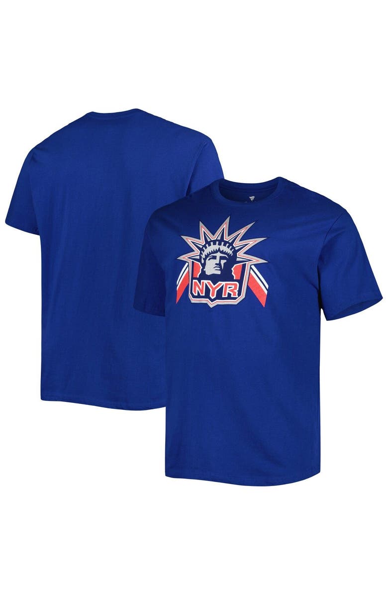 FANATICS Men's Fanatics Branded Blue New York Rangers Big & Tall Special Edition 2.0 T-Shirt, Alternate, color, 