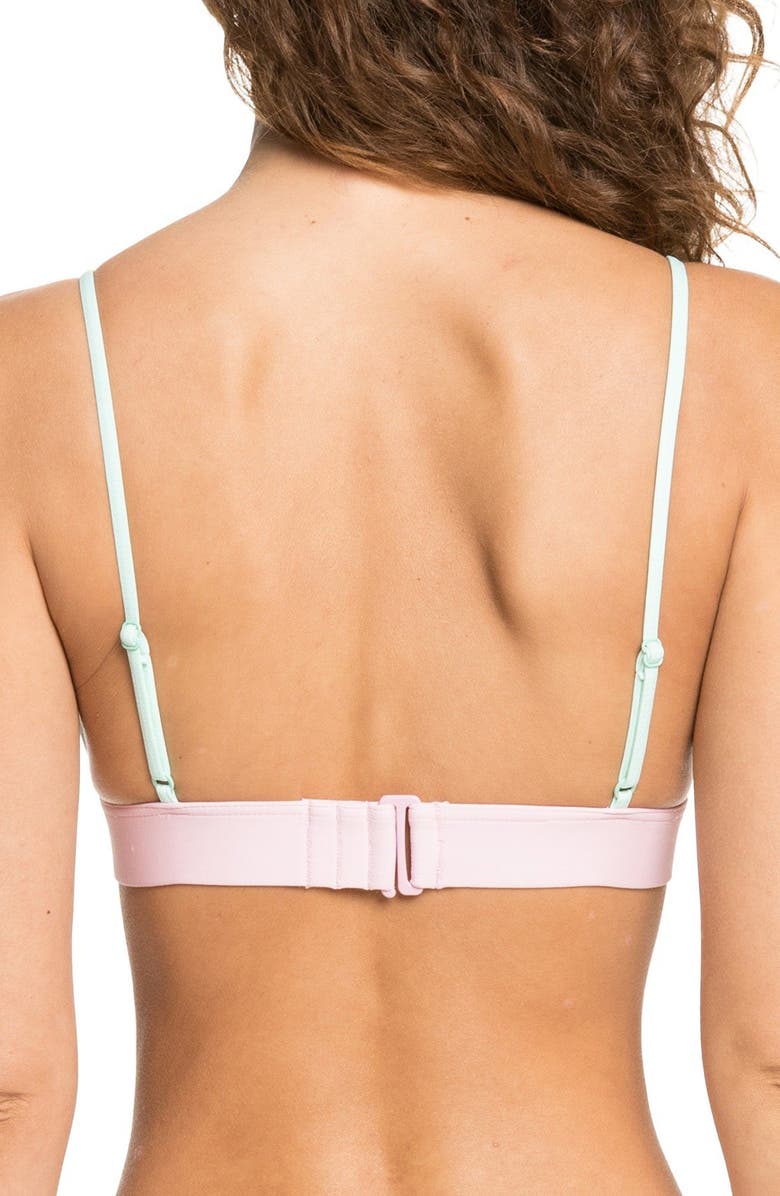 Roxy Pastel Surf Bralette Bikini Top, Alternate, color, 