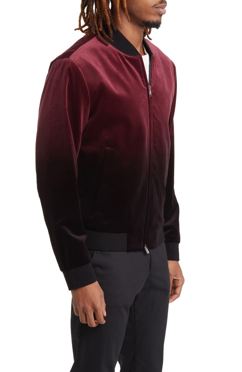 BOSS Hanry Ombré Bomber Jacket, Alternate, color, 
