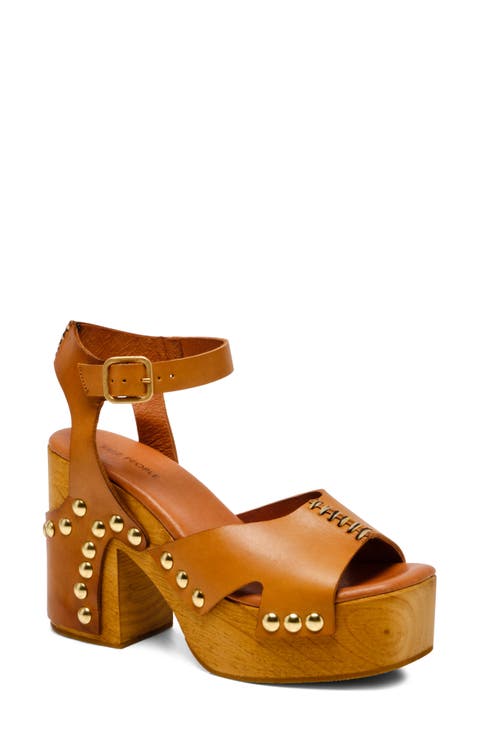 Cecily Ankle Strap Platform Sandal (Women)