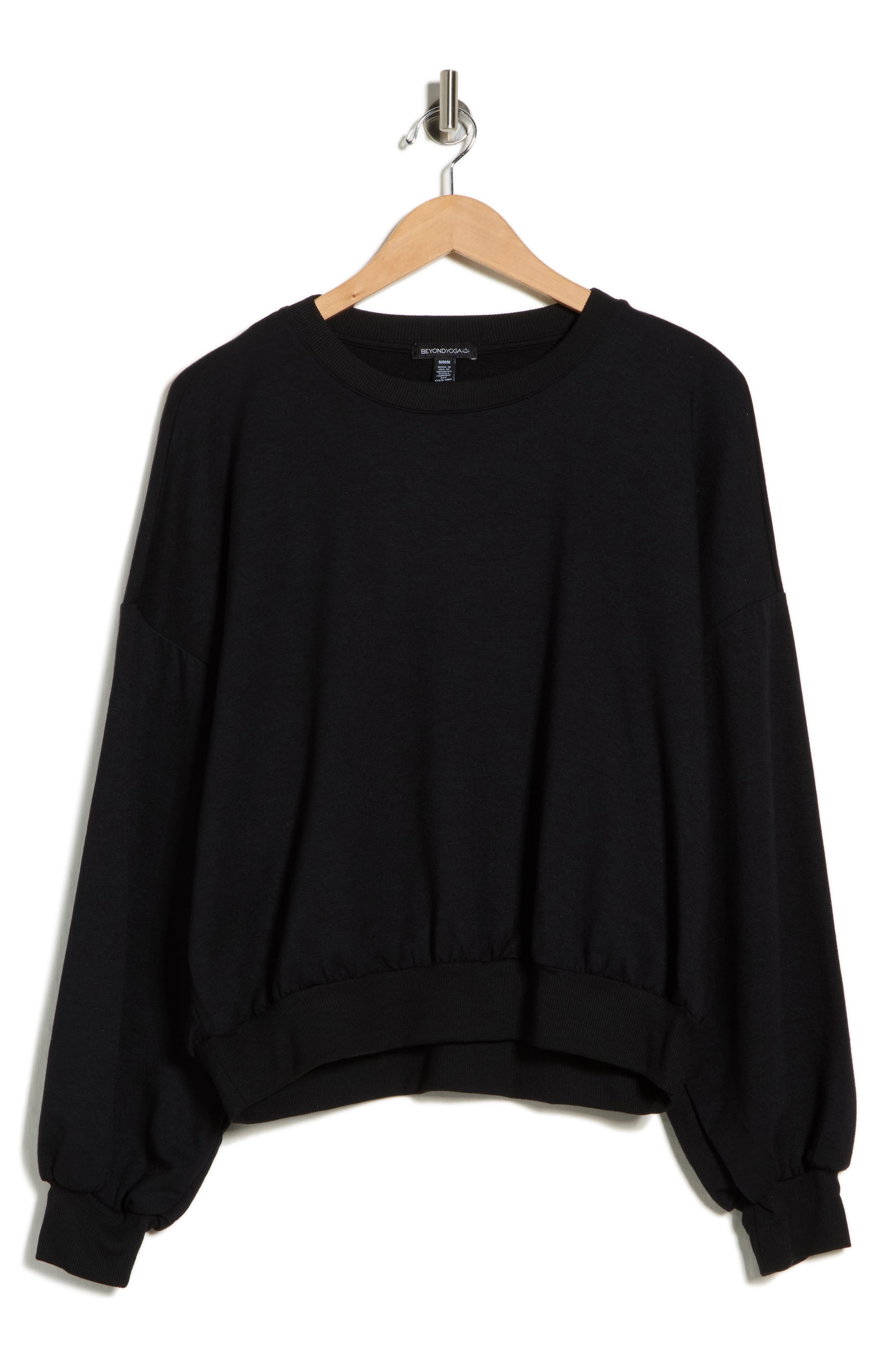 Beyond Yoga Upper East Cropped Pullover Sweater