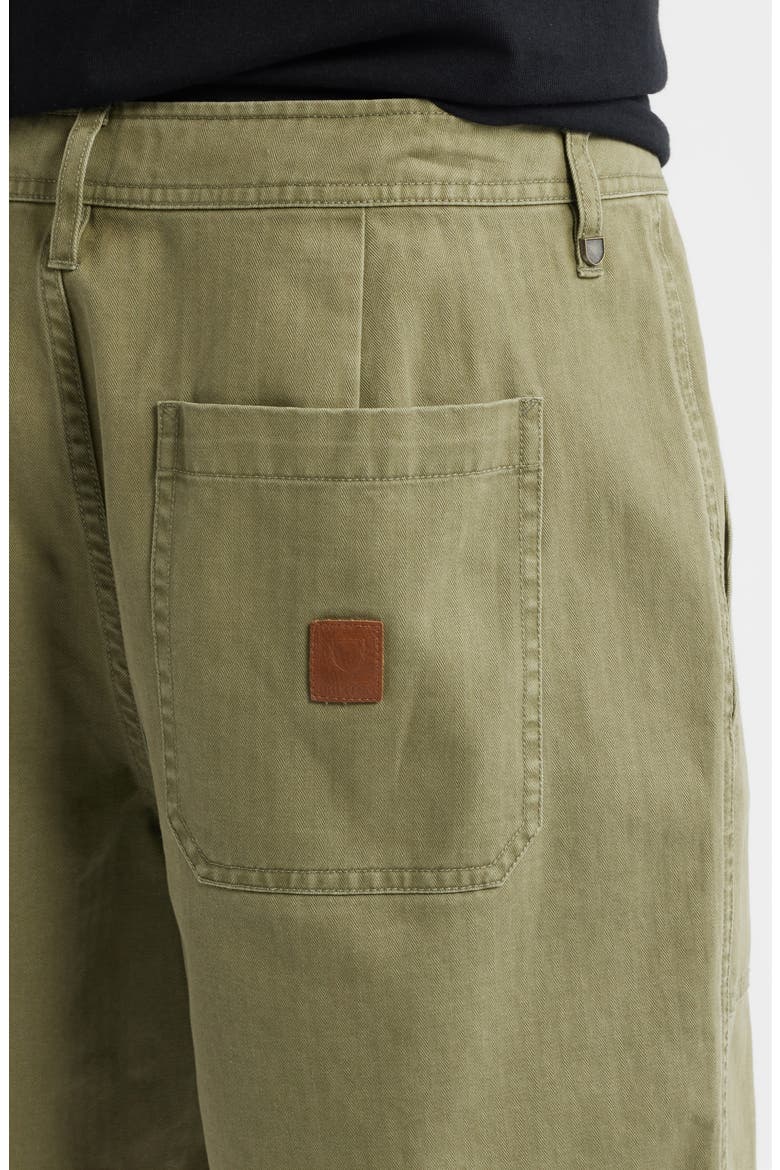 Surplus Cotton Shorts, Alternate, color, WASHED OLIVE GREEN
