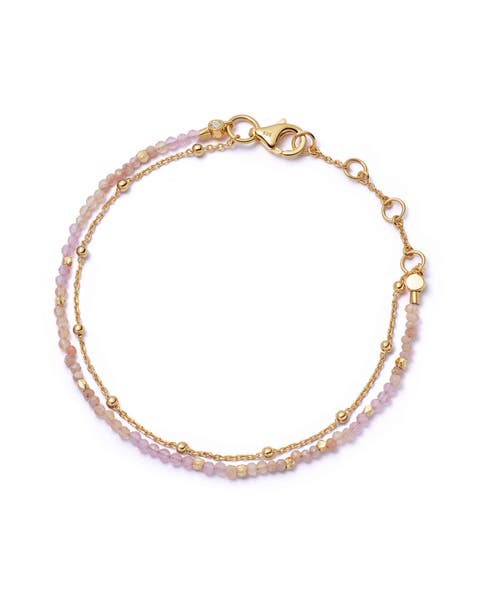 Gold Fine Biography Mother Of Pearl Bracelet