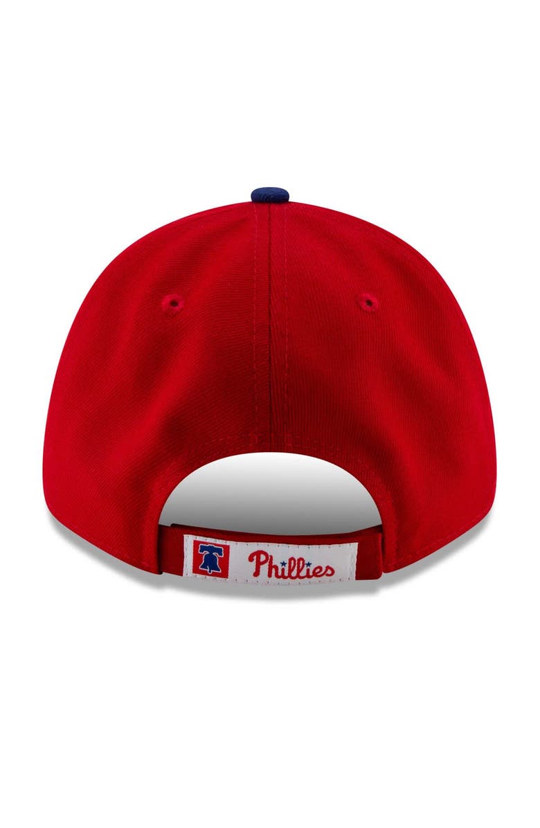 New Era Men's New Era Red Philadelphia Phillies 2024 MLB Postseason Side Patch 9FORTY Adjustable Hat, Alternate, color,