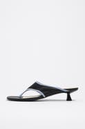 Bimba y Lola Heeled sandal in leather