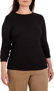 NIC+ZOE Crinkle Knit Textured Top