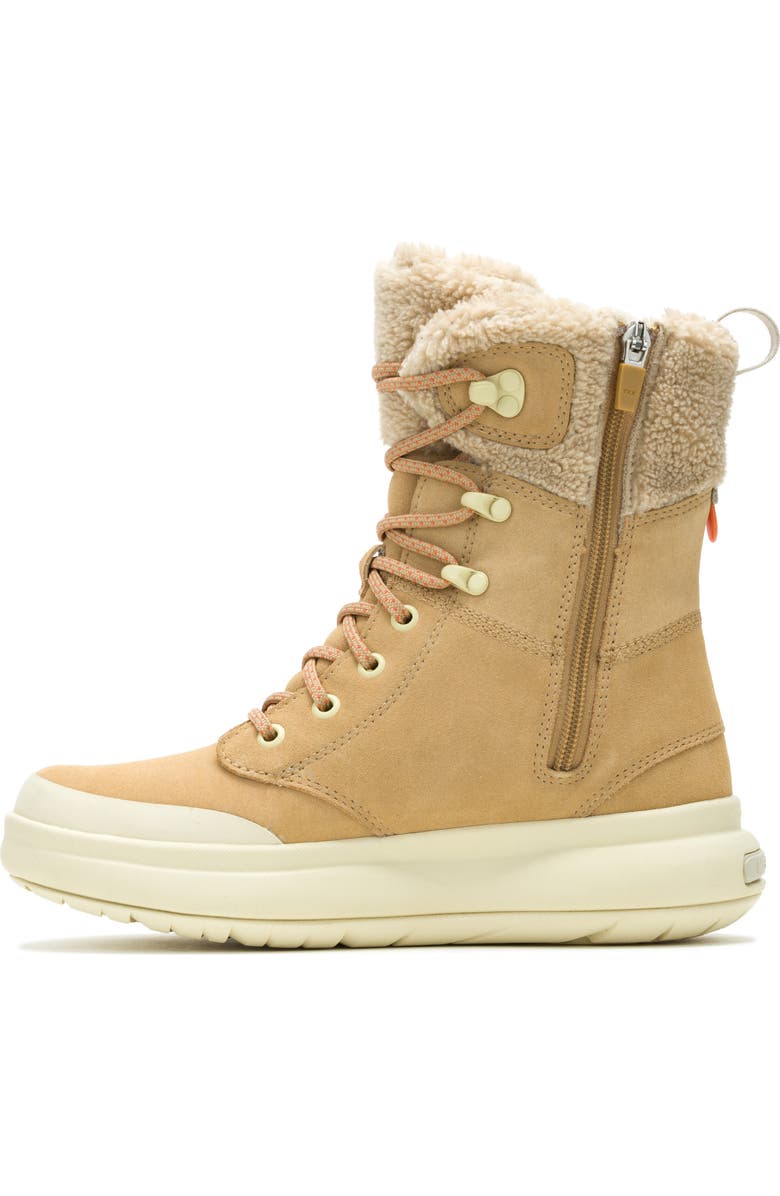 Merrell Marquette Thermo Waterproof Faux Shearling Lined Boot, Alternate, color, Tan