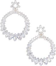 Tasha Marquis CZ Open Drop Earrings