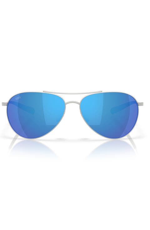 Piper 58mm Polarized Pilot Sunglasses