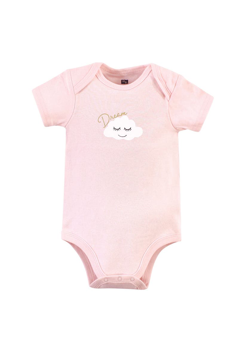 Three-Piece Set of Cotton Bodysuits, Alternate, color, Dream Love
