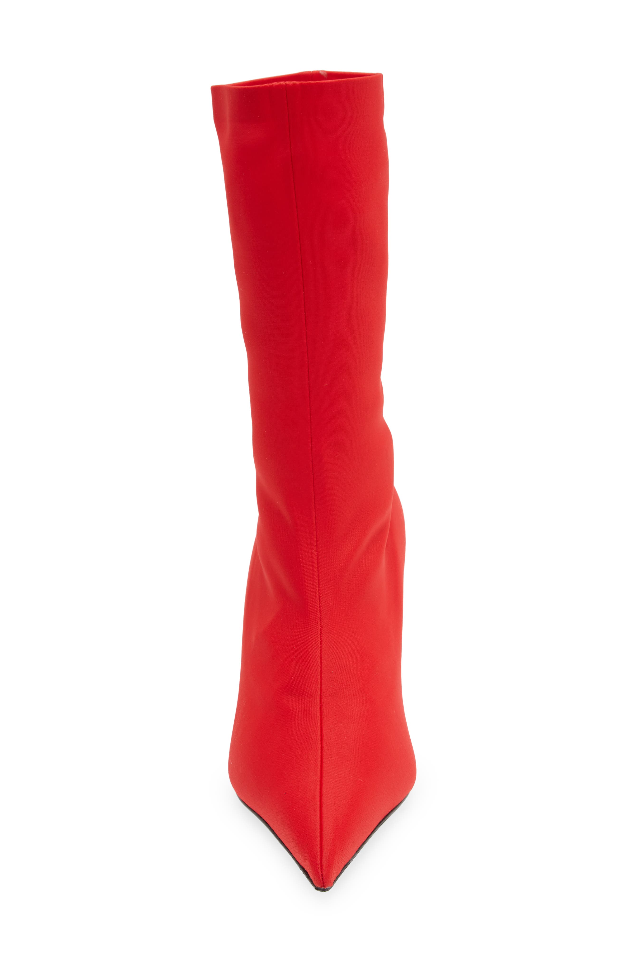 Balenciaga Pointed Toe Sock Boot, Alternate, color, 