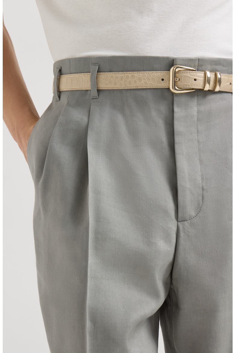 Gabardine trousers, Alternate, color, Khaki