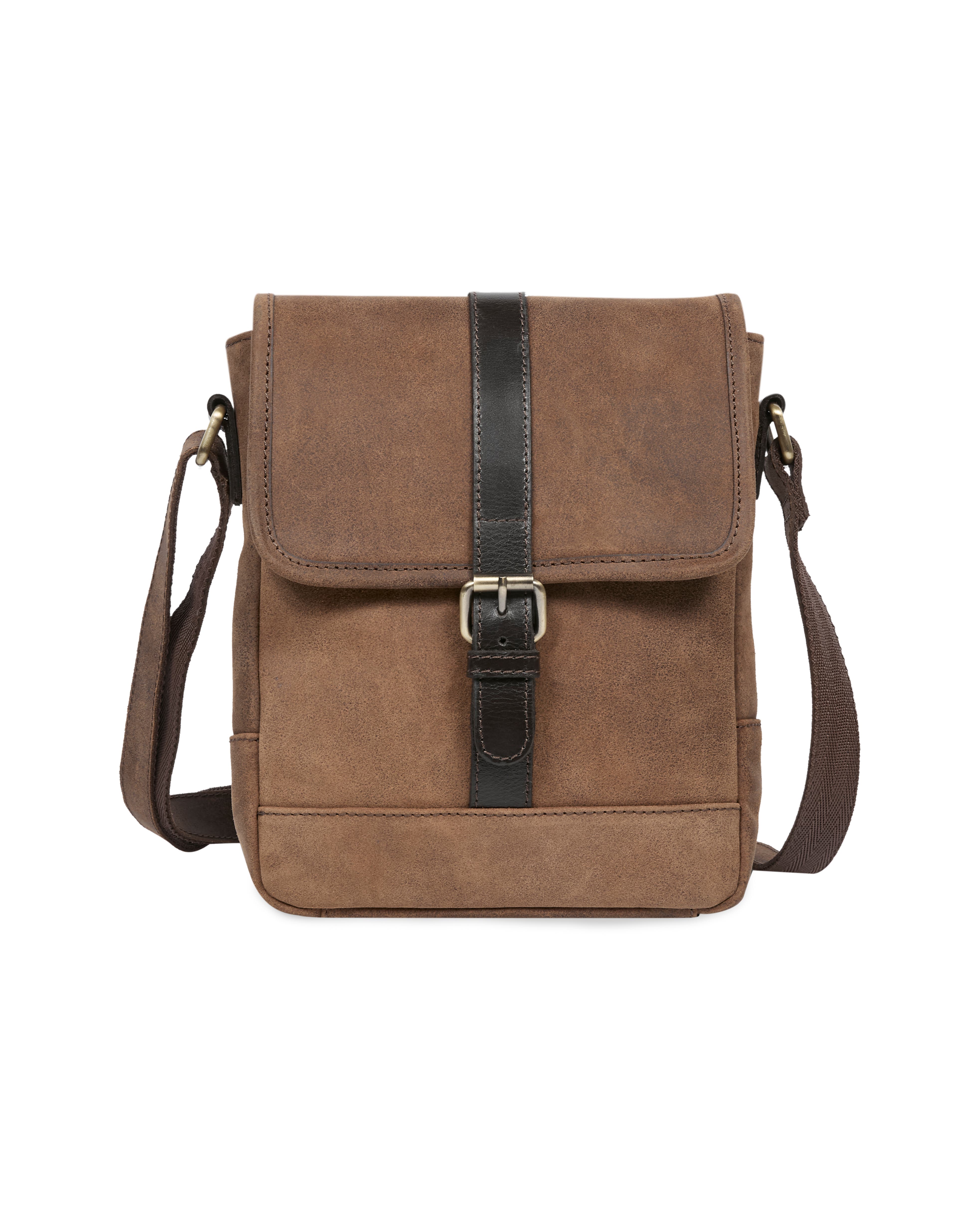Celtic & Co. TRIM LEATHER CROSS BODY, Alternate, color, Brown