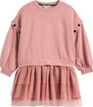 smALLSAINTS by ALLSAINTS Kids' Amphia Long Sleeve Twofer Dress