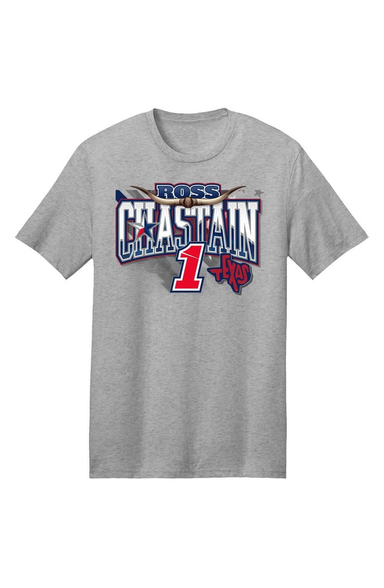 Trackhouse Racing Team Collection Men's Trackhouse Racing Team Collection Heather Gray Ross Chastain Busch Light Car T-Shirt, Alternate, color, Heather Gray