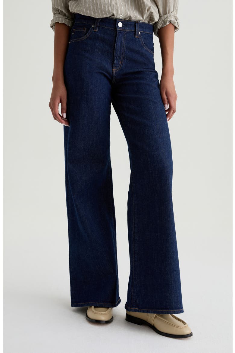 Saige Mid Rise Wide Leg Jeans, Main, color, SYMMETRY