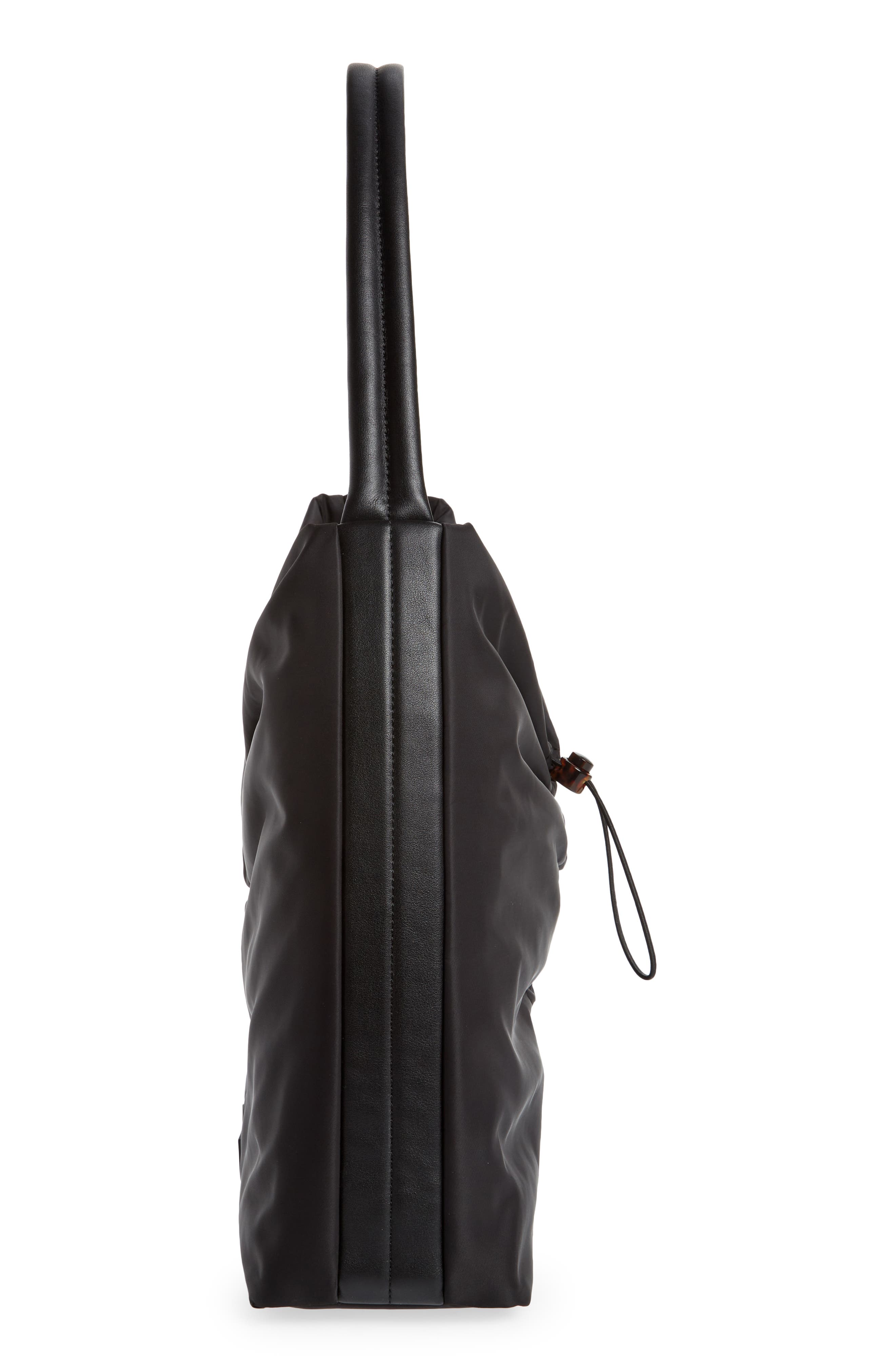 Felix Nylon Tote, Alternate, color, BLACK