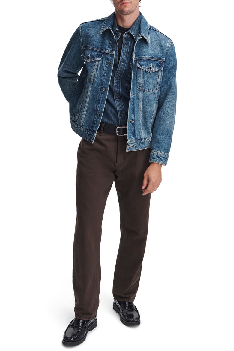 RB3 Denim Trucker Jacket, Alternate, color, TUDOR
