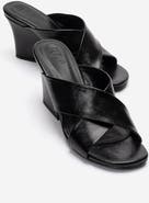 Prologue Shoes Yavin Cross Strap Wedge Sandal