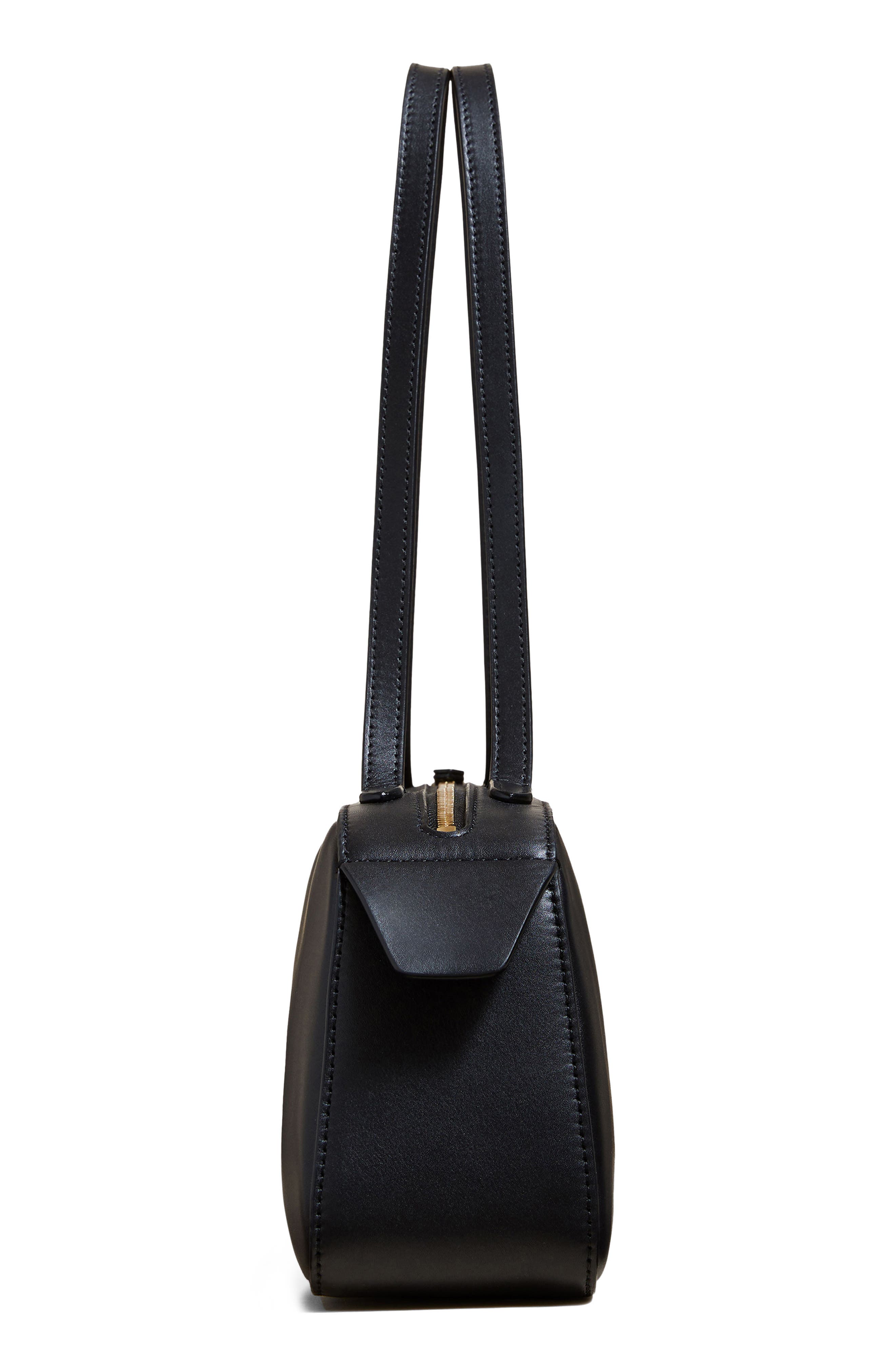 Khaite Simona Leather Shoulder Bag, Alternate, color, 
