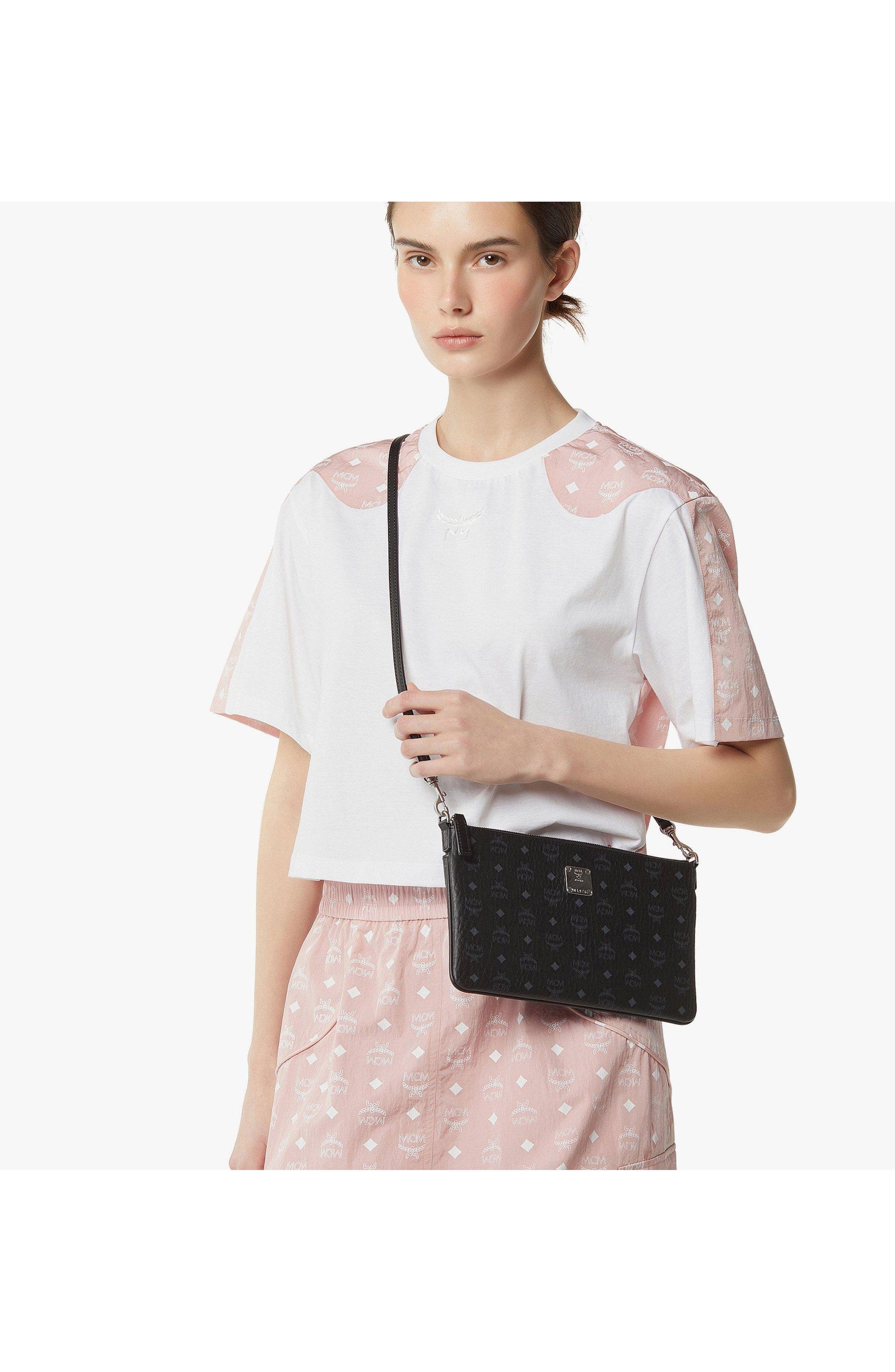 Женские сумки MCM Aren Crossbody Pouch in Visetos — фото 7