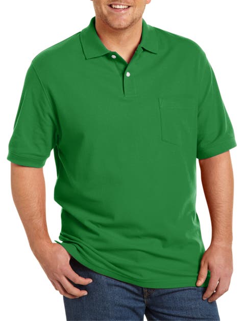 Big & Tall Pocket Piqué Polo Shirt