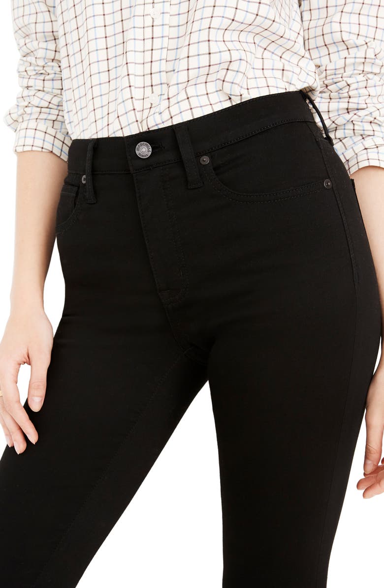 Madewell 9-Inch Raw Hem Ankle Skinny Jeans, Alternate, color,