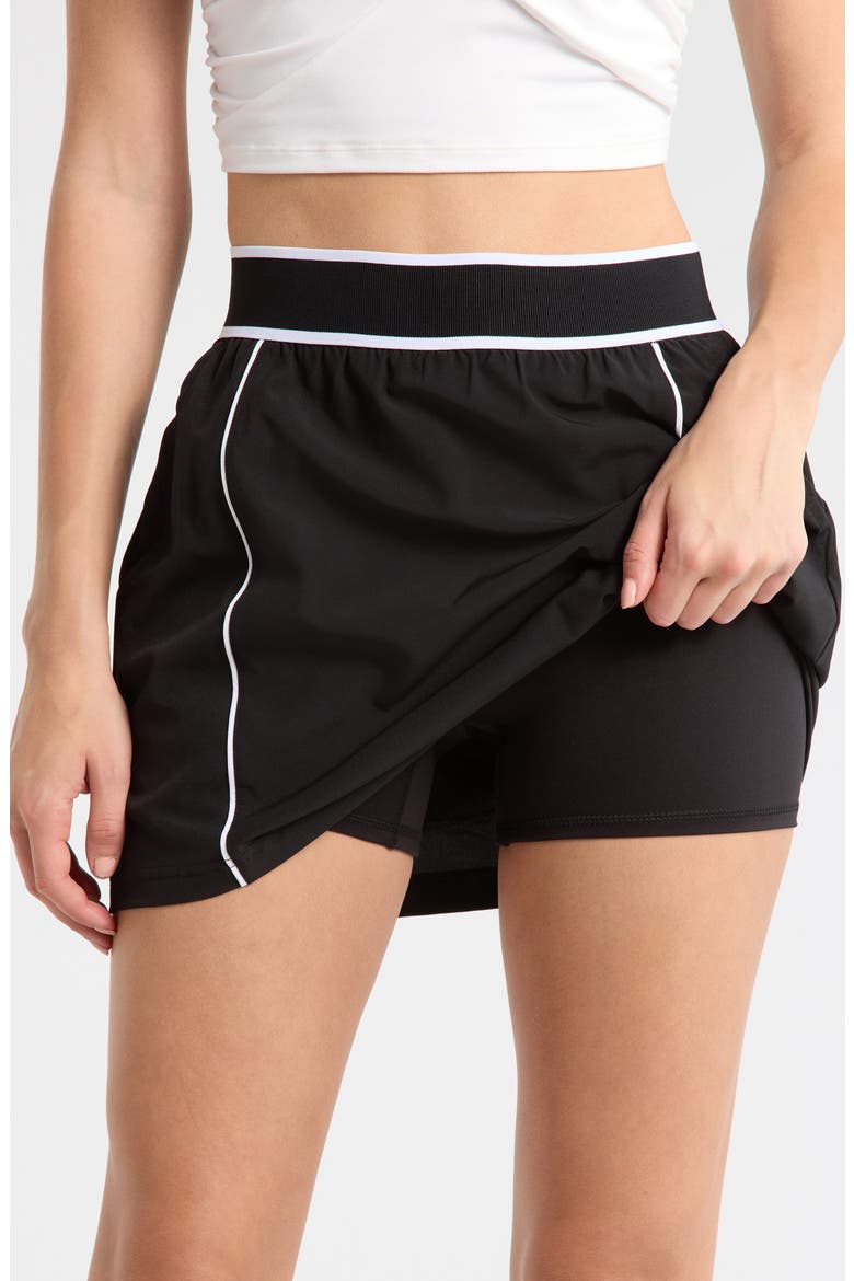 Lightstreme Fury Skort, Alternate, color, BLACK/ WHITE