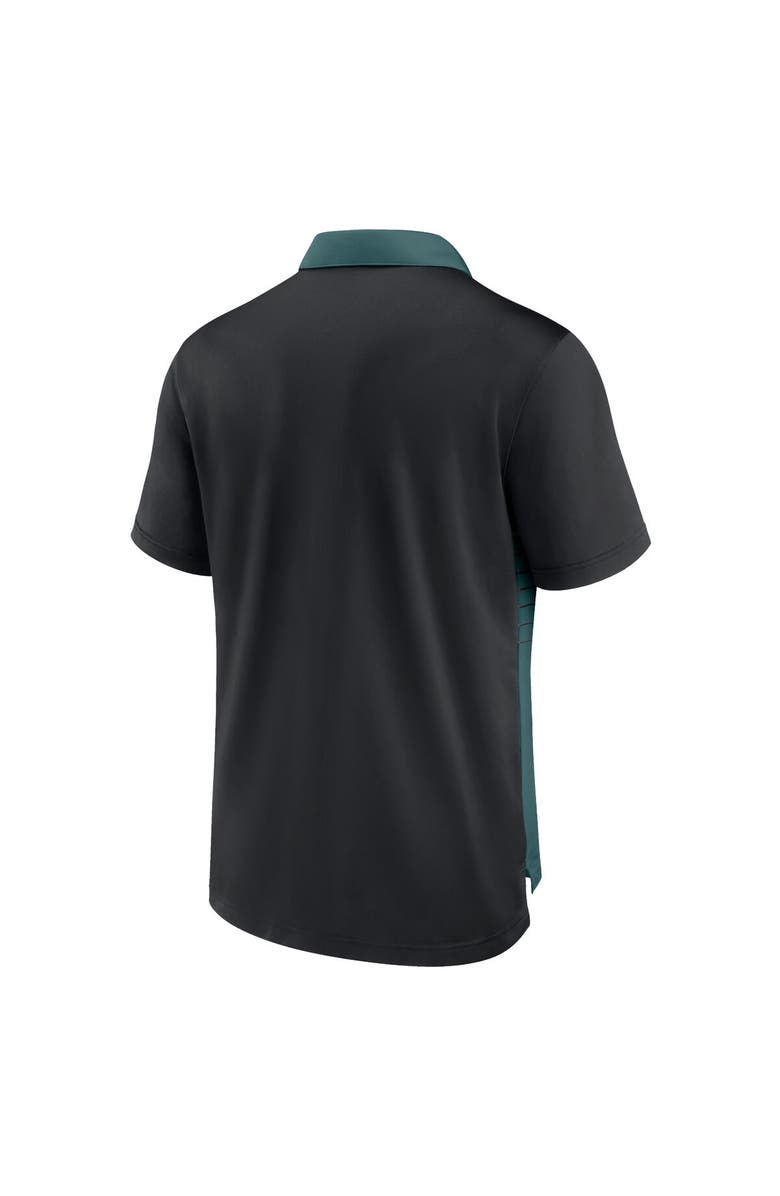 Nike Men's Nike Black/Teal Philadelphia Eagles Fashion Performance Polo, Alternate, color, Black