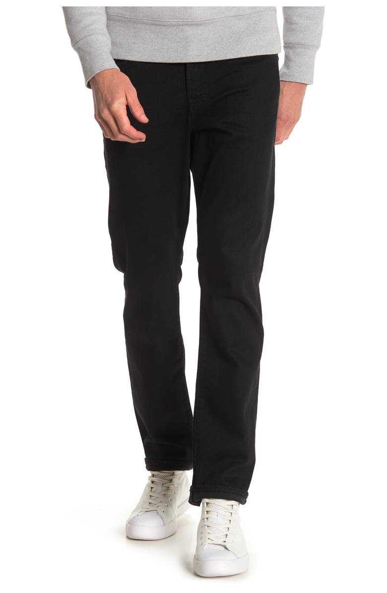 AG Everett Slim Straight Jeans, Main, color, Deep Pitch